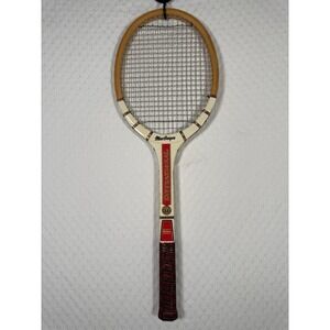 Collectors Wood MacGregor Invitational Tennis Racquet Handcrafted Japan M 45/8
